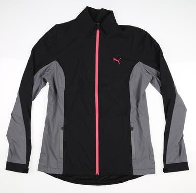 New Womens Puma Ultradry Jacket Small S Puma Black MSRP $150
