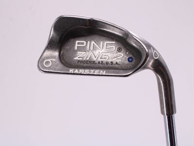 Ping Zing 2 Single Iron 6 Iron Ping JZ Steel Stiff Right Handed Blue Dot 38.25in