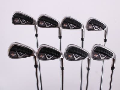 Callaway X2 Hot Iron Set 4-PW GW Project X 95 6.0 Steel Stiff Right Handed 38.5in