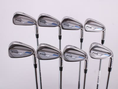 Ping 2015 i Iron Set 4-PW GW Ping CFS Distance Steel Stiff Right Handed Blue Dot 39.0in
