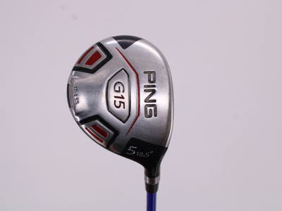 Ping G15 Fairway Wood 5 Wood 5W 18.5° Grafalloy ProLaunch Blue 45 Graphite Senior Right Handed 42.75in