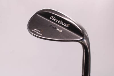 Cleveland CG15 Black Pearl Wedge Lob LW 58° 12 Deg Bounce Cleveland Traction Wedge Steel Wedge Flex Right Handed 36.0in