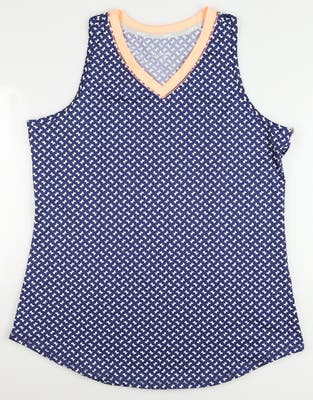 New Womens Jo Fit Betsy Tank Top X-Small XS Navy Blue MSRP $64