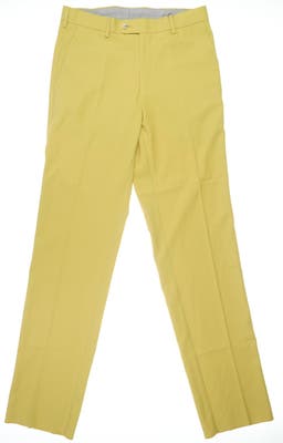 New Mens Peter Millar Golf Pants 32 Yellow MSRP $115