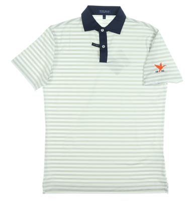New W/ Logo Mens Peter Millar Golf Polo Small S Multi MSRP $98