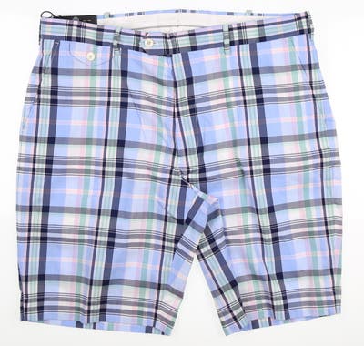 New Mens Ralph Lauren RLX Golf Shorts 36 Blue Multi MSRP $90