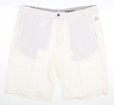 New Mens Adidas Golf Shorts 38 White MSRP $65
