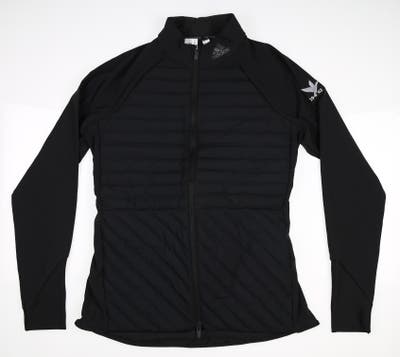 New W/ Logo Womens Adidas Frostguard Full-Zip Jacket Medium M Black MSRP $180