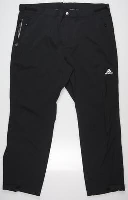New Mens Adidas Golf Rain Pants Large L-R Black MSRP $70