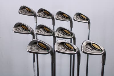 Ping i3 Blade Iron Set 3-SW Ping JZ Steel Stiff Right Handed Green Dot 38.0in