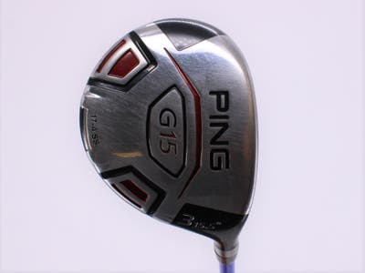 Ping G15 Fairway Wood 3 Wood 3W 15.5° Grafalloy ProLaunch Blue 65 Graphite Stiff Right Handed 42.75in