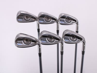 Ping 2016 G Iron Set 7-PW GW SW Ping CFS Graphite Graphite Senior Right Handed White Dot 37.25in