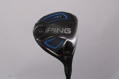 Ping 2016 G Fairway Wood 3 Wood 3W 14.5° Mitsubishi C6 Series Blue Graphite Stiff Right Handed 43.0in