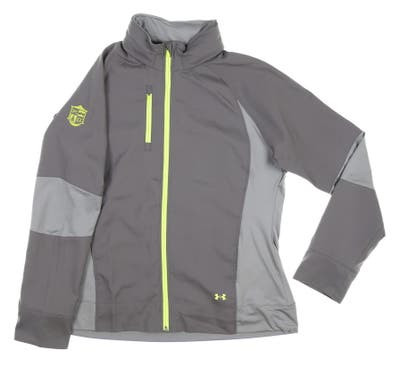 New W/ Logo Womens Under Armour Golf Jacket X-Large XL Gray MSRP $120