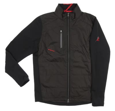 New W/ Logo Mens Zero Restriction Z625 Jacket Medium M Black/Shadow MSRP $265