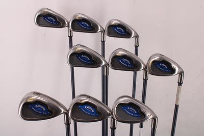 Callaway X-16 Iron Set 3-PW SW Callaway System CW75 Graphite Regular Right Handed 38.0in