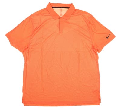 New Mens Nike Tiger Woods Polo X-Large XL Orange MSRP $85