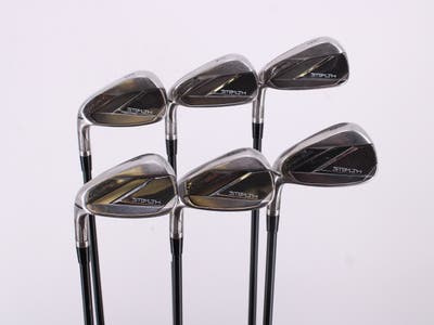 TaylorMade Stealth Iron Set 6-PW GW FST KBS MAX Graphite 45 Graphite Ladies Left Handed 38.25in