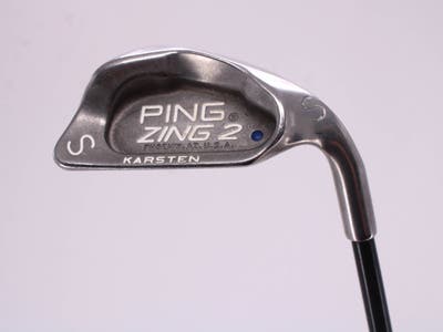 Ping Zing 2 Wedge Sand SW Ping Karsten 101 By Aldila Graphite Wedge Flex Right Handed Blue Dot 35.5in