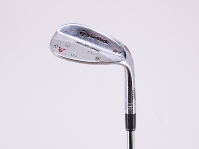 TaylorMade Milled Grind Satin Chrome Wedge Sand SW 54° 11 Deg Bounce FST KBS Hi-Rev 2.0 Steel Stiff Right Handed 35.5in