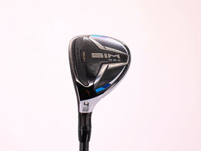 TaylorMade SIM MAX Hybrid 4 Hybrid 22° Rapport Core Blue Graphite Tour Stiff Left Handed 41.0in
