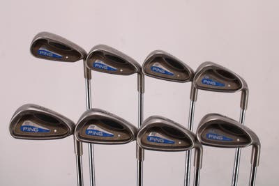 Ping G2 Iron Set 4-PW GW Ping CS Lite Steel Stiff Right Handed White Dot 38.25in