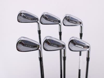 TaylorMade P770 Iron Set 5-PW FST KBS $-Taper Black PVD Steel Stiff Right Handed 38.0in