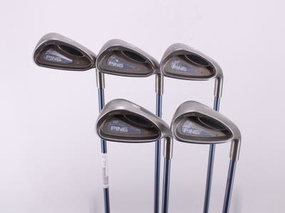 Ping G2 Ladies Iron Set 7-PW SW Ping TFC 100I Graphite Regular Right Handed Gold Dot 35.75in