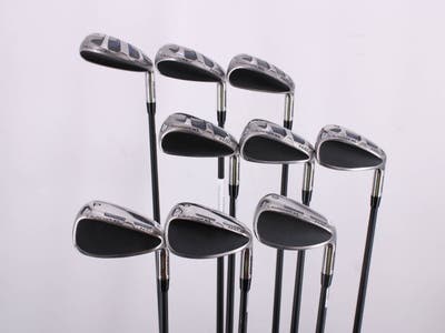 Cleveland Launcher XL Halo Iron Set 4-PW DW SW Project X Cypher 60 Graphite Regular Right Handed 38.75in