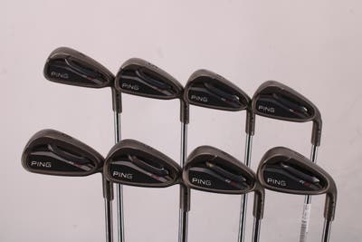 Ping G25 Iron Set 4-PW GW Ping CFS Steel Stiff Right Handed Black Dot 38.25in