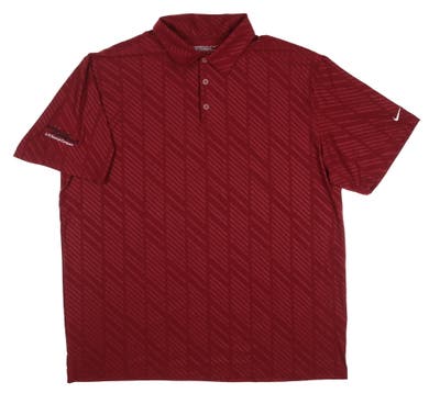 New W/ Logo Mens Nike Golf Polo XX-Large XXL Red MSRP $65