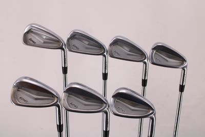 Ping i210 Iron Set 4-PW True Temper Dynamic Gold 120 Steel Stiff Right Handed Black Dot 38.25in