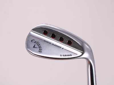 Callaway Mack Daddy 4 Chrome Wedge Lob LW 60° 10 Deg Bounce S Grind Callaway Stock Graphite Graphite Wedge Flex Right Handed 36.75in