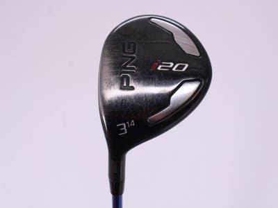 Ping I20 Fairway Wood 3 Wood 3W 14° PX Smoke Green Small Batch 80 Graphite Tour X-Stiff Left Handed 43.25in