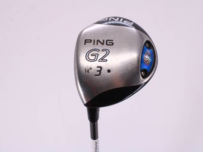 Ping G2 Fairway Wood 3 Wood 3W 14° Ping TFC 100F Graphite Stiff Left Handed 43.5in