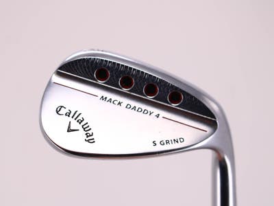 Callaway Mack Daddy 4 Chrome Wedge Pitching Wedge PW 48° 10 Deg Bounce S Grind Dynamic Gold Tour Issue S200 Steel Wedge Flex Right Handed 35.75in