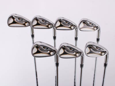 TaylorMade R7 Iron Set 4-PW Stock Steel Shaft Steel Stiff Right Handed 38.25in