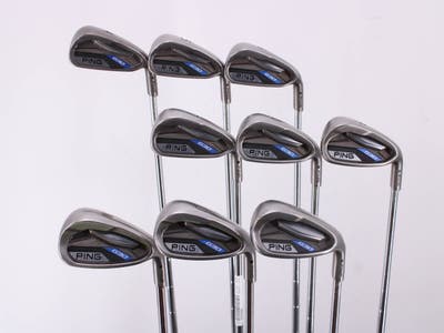 Ping G30 Iron Set 4-PW GW SW Ping CFS Distance Steel Stiff Right Handed Black Dot 38.5in