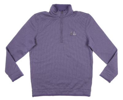 New W/ Logo Mens Under Armour Golf 1/4 Zip Pullover XX-Large XXL Purple MSRP $95