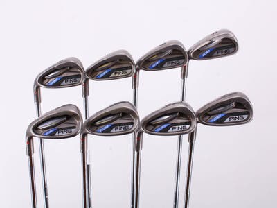 Ping G30 Iron Set 5-PW GW SW Ping CFS Steel Regular Left Handed Red dot 38.5in