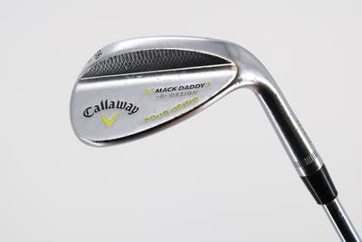 Callaway Mack Daddy 2 Tour Grind Chrome Wedge Sand SW 56° 11 Deg Bounce T Grind True Temper Dynamic Gold R300 Steel Wedge Flex Right Handed 35.25in