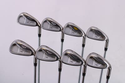 TaylorMade Rac OS 2005 Iron Set 3-PW TM T-Step 90 Steel Regular Right Handed 38.0in