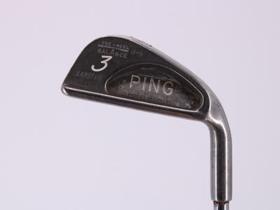 Ping Karsten III Single Iron 3 Iron Stock Steel Stiff Right Handed Black Dot 39.0in