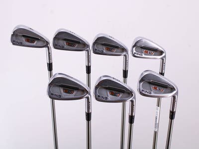 Ping S57 Iron Set 4-PW UST Mamiya Recoil 660 F2 Graphite Senior Right Handed Black Dot 37.75in