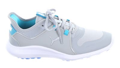 New Womens Golf Shoe Puma IGNITE FASTEN8 9.5 High Rise/Silver/Scuba MSRP $80 194241 03