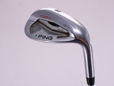 Ping Tour-S Chrome Wedge Lob LW 58° 10 Deg Bounce Ping AWT Steel Wedge Flex Right Handed Green Dot 36.0in