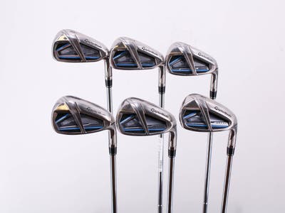 TaylorMade SIM MAX OS Iron Set 6-PW GW True Temper Elevate 95 R300 Steel Regular Right Handed 37.5in
