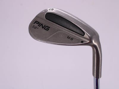Ping MB Wedge Lob LW 58° Stock Steel Wedge Flex Right Handed Black Dot 35.0in