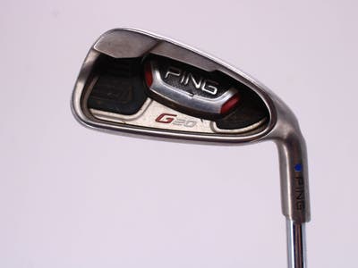 Ping G20 Single Iron 6 Iron Ping CFS Steel Regular Right Handed Blue Dot 38.25in