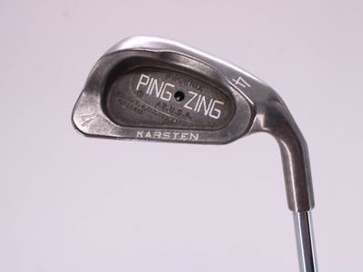 Ping Zing Single Iron 4 Iron Ping JZ Steel Stiff Right Handed Black Dot 38.5in